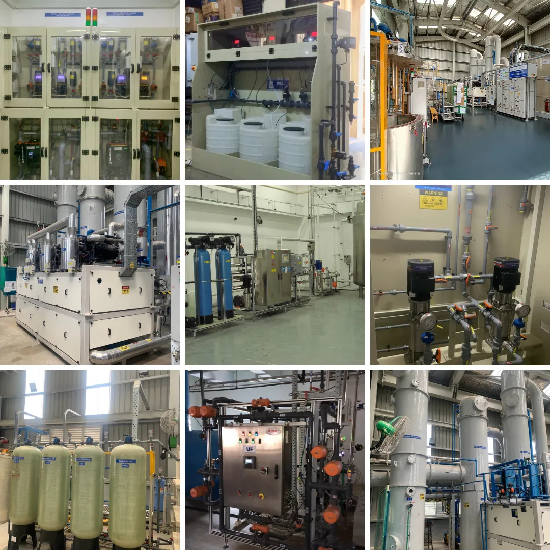 Ionic Engineering water treatment solutions including Zero Liquid Discharge technology and advanced filtration systems