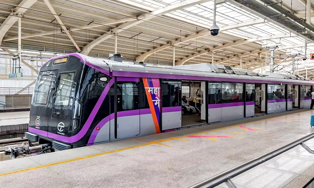 By Metro to reach Ionic Engineering office in Pune - 500m away away, 5 min walk journey time